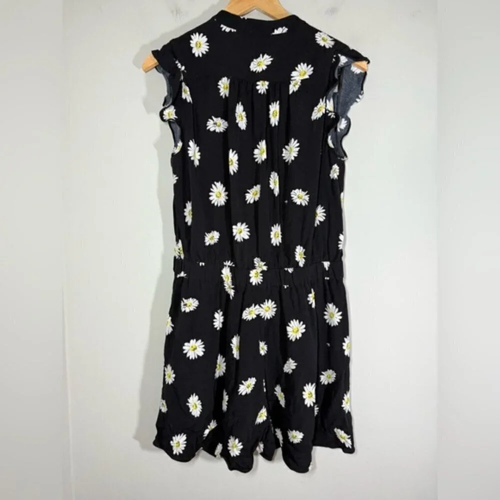Kate Spade New York Daisy Dot Crepe Romper size 10